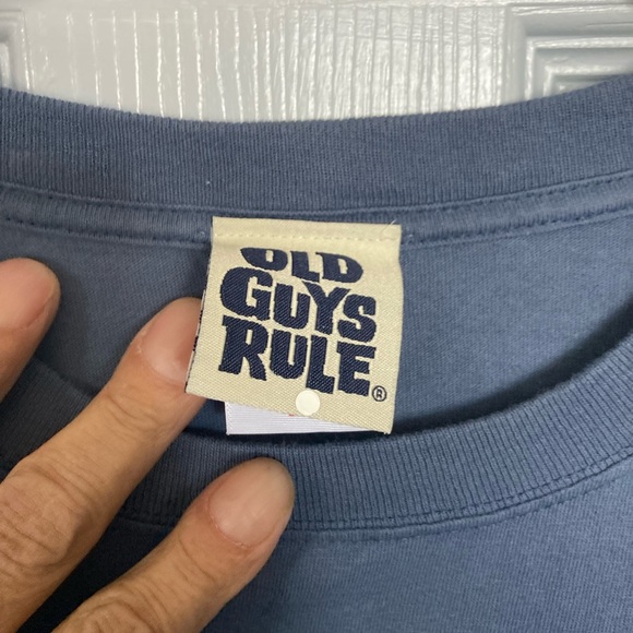 Old guys rule, blue, short sleeve T-shirt, size extra large - Picture 5 of 8